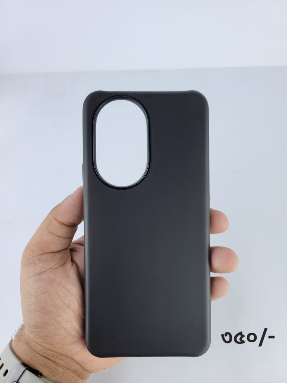 Honor 200 Black 2 Part Cover With Silicon Case Inside